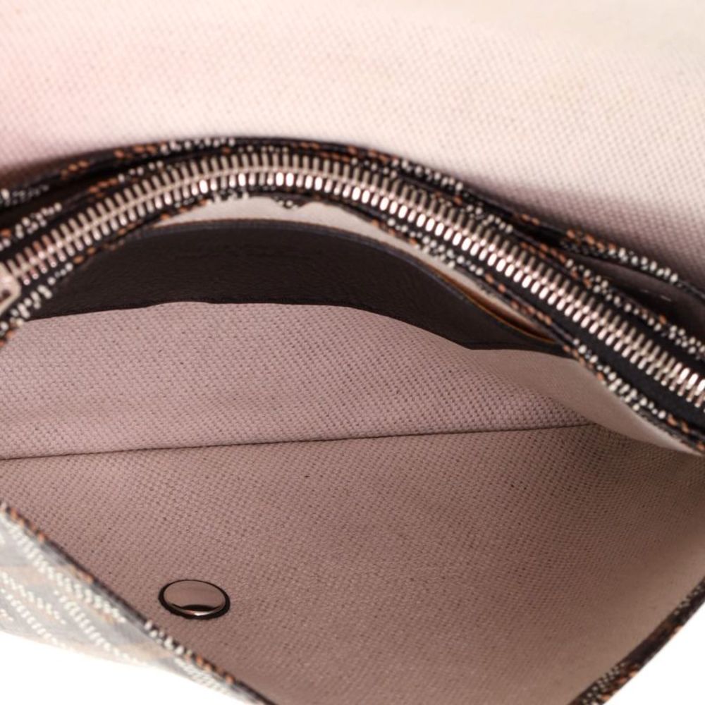 Goyard Plumet Clutch Wallet Coated Canvas Black - Picture 5 of 6